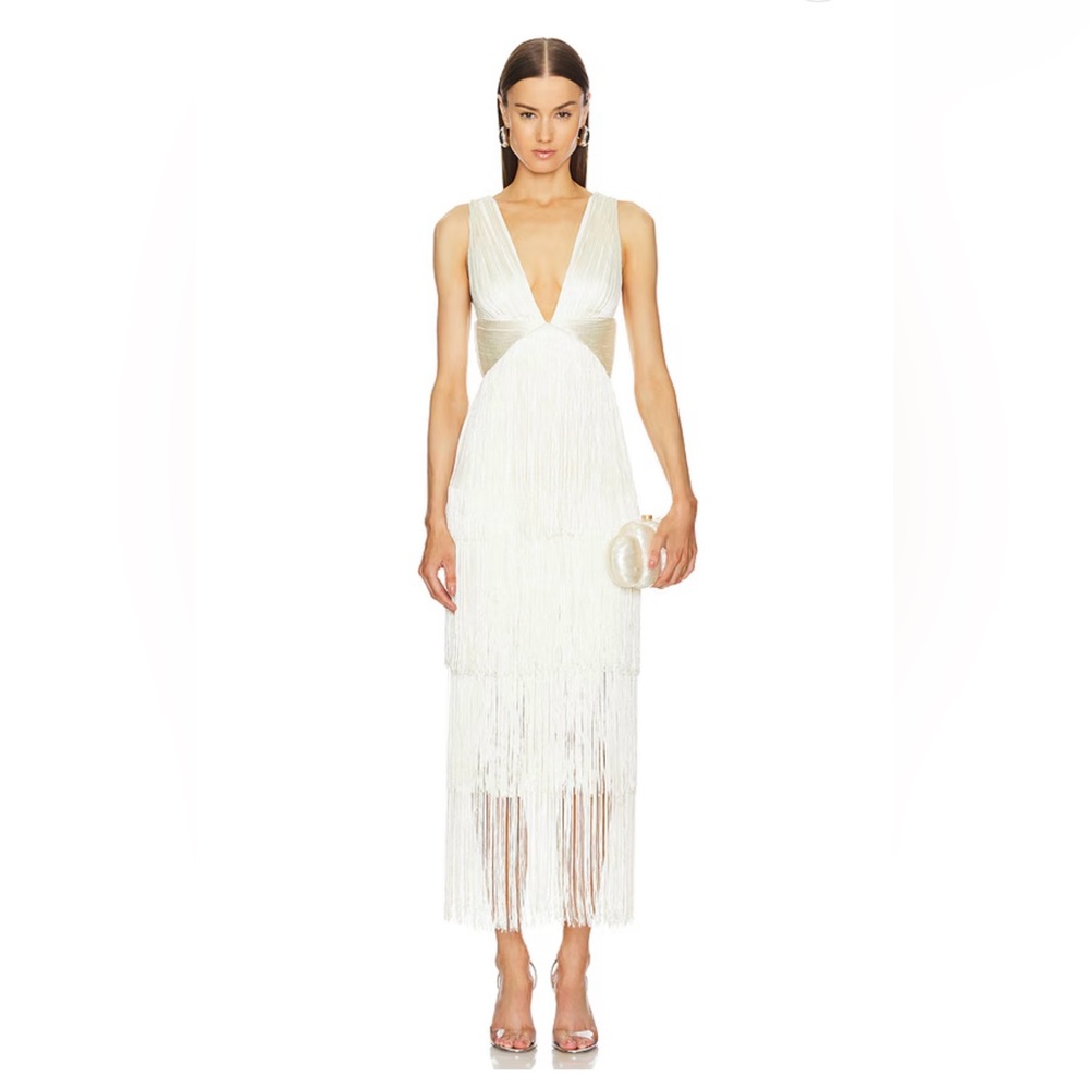 Michael Costello - X REVOLVE SKYLAR MAXI DRESS IN IVORY - XXS
